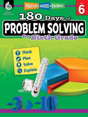 cover image of 180 Days of Problem Solving for Sixth Grade: Practice, Assess, Diagnose